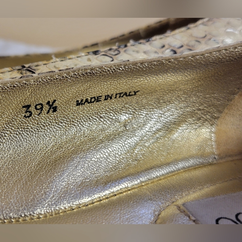 Jimmy Choo Snakeskin Flats - Picture 7 of 7